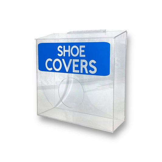 Clear Acrylic Wall Mounted Shoe Cover Storage Dispenser