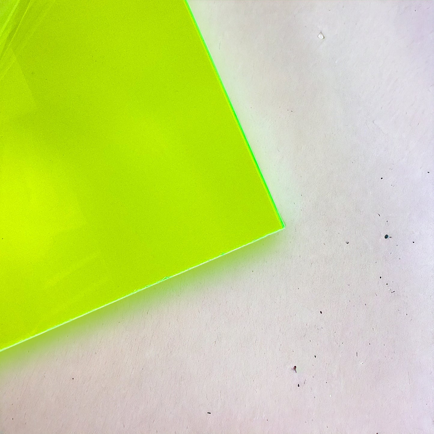1/8" Fluorescent Green Acrylic Sheet