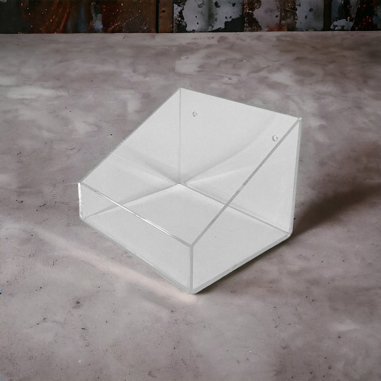 Acrylic Wall Mounted Storage Tray