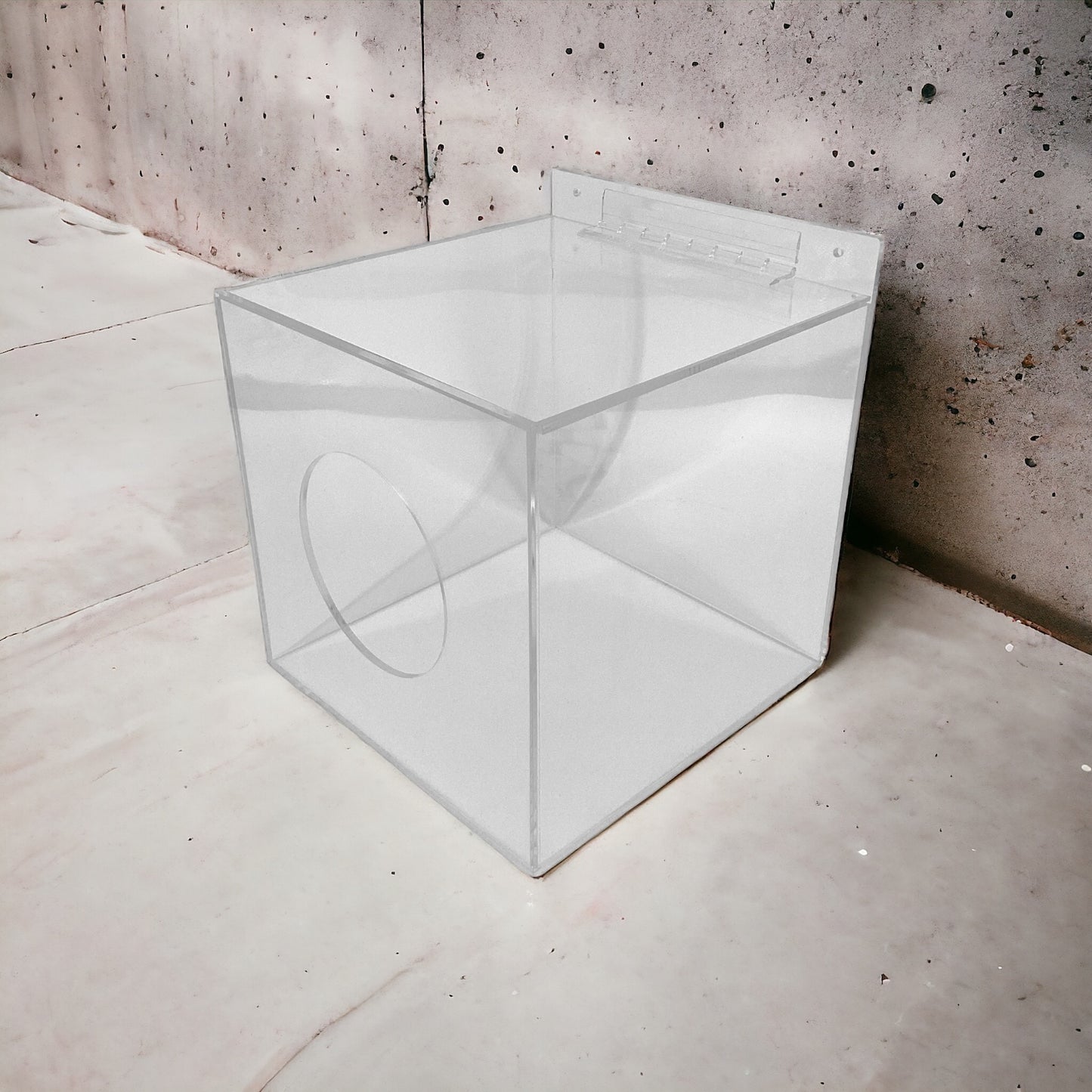 Clear Acrylic Wall Mounted All-Purpose/PPE Dispenser