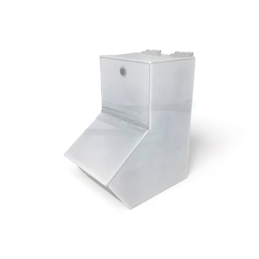 Acrylic Wall-Mountable Dispenser Bin with Magnetic Door Catch