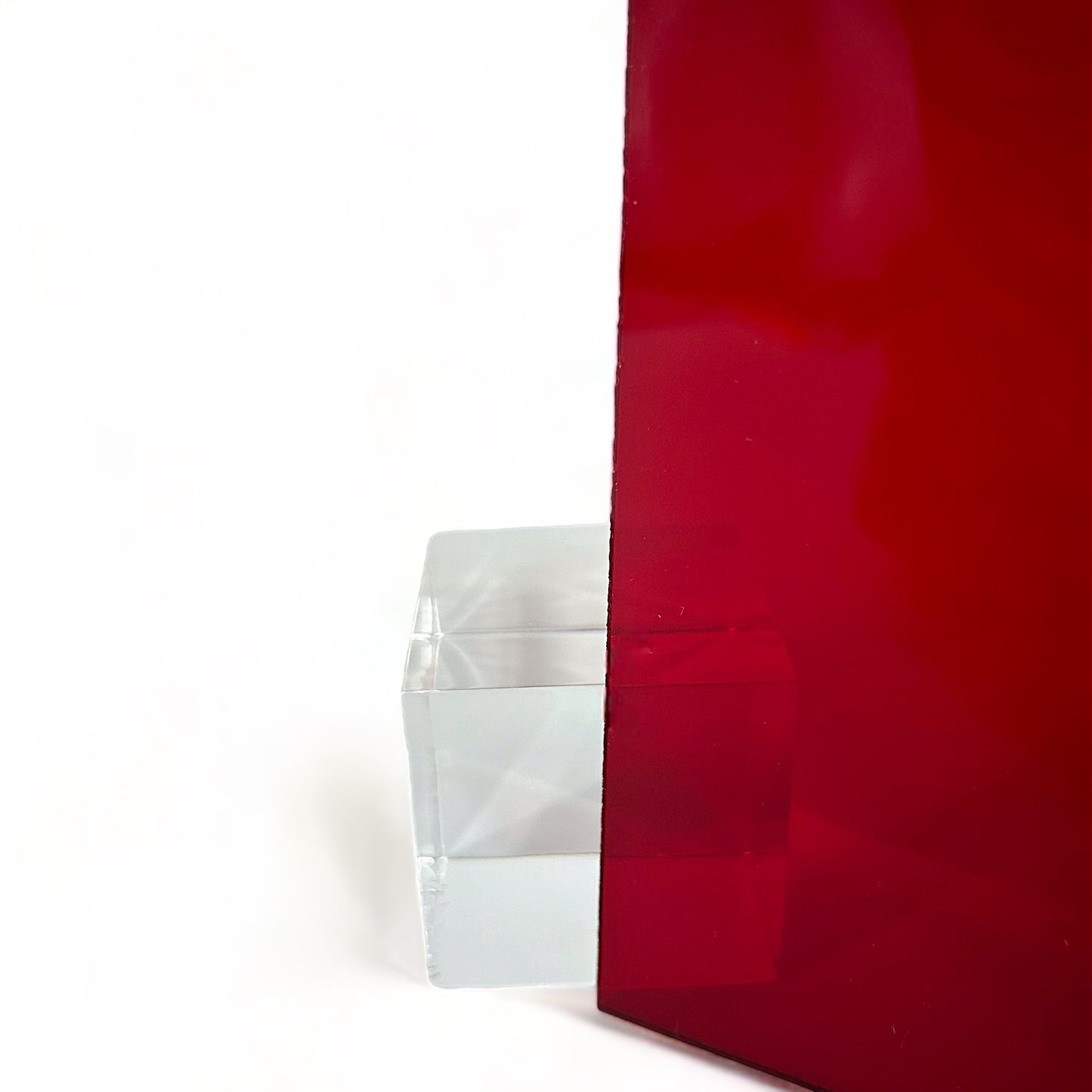 1/8" Transparent Red Acrylic Sheets