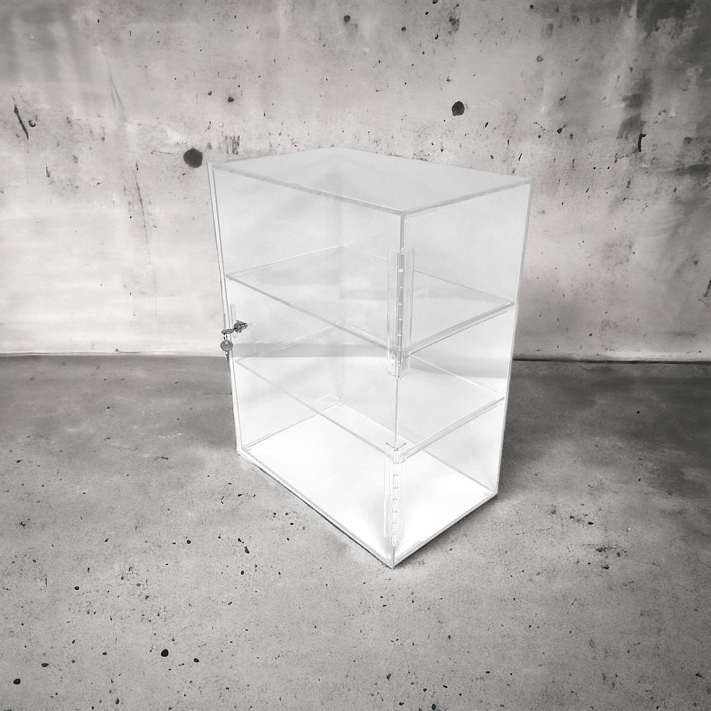 Large Acrylic Lockable Display Cabinet
