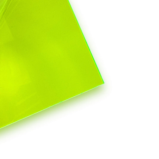 1/4" Fluorescent Green Acrylic Sheets