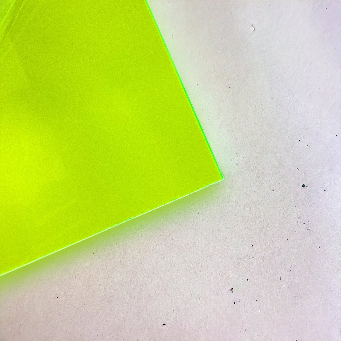 1/4" Fluorescent Green Acrylic Sheets