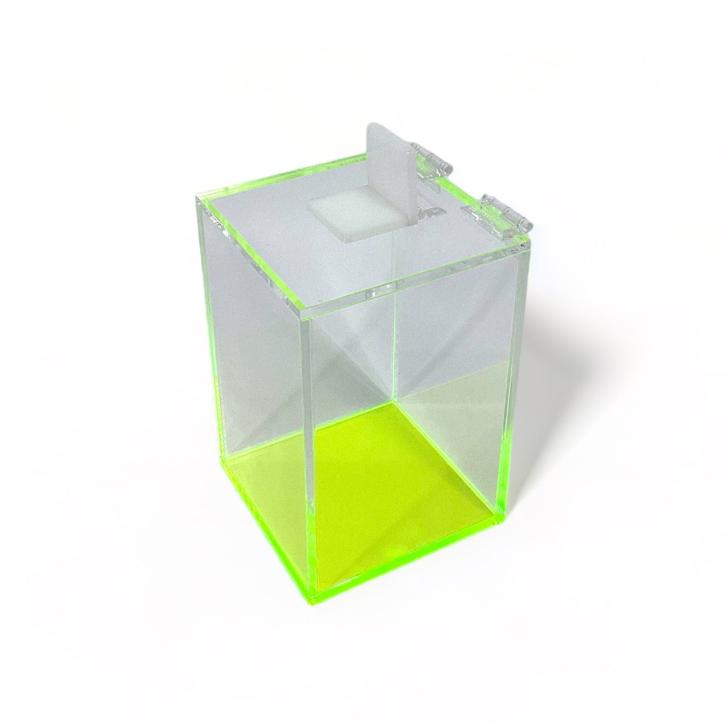 Acrylic Medical/Lab Disposal Box - For Needles, Pipette Tips, Vials and More
