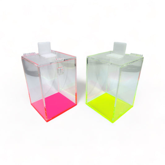 Acrylic Medical/Lab Disposal Box - For Needles, Pipette Tips, Vials and More
