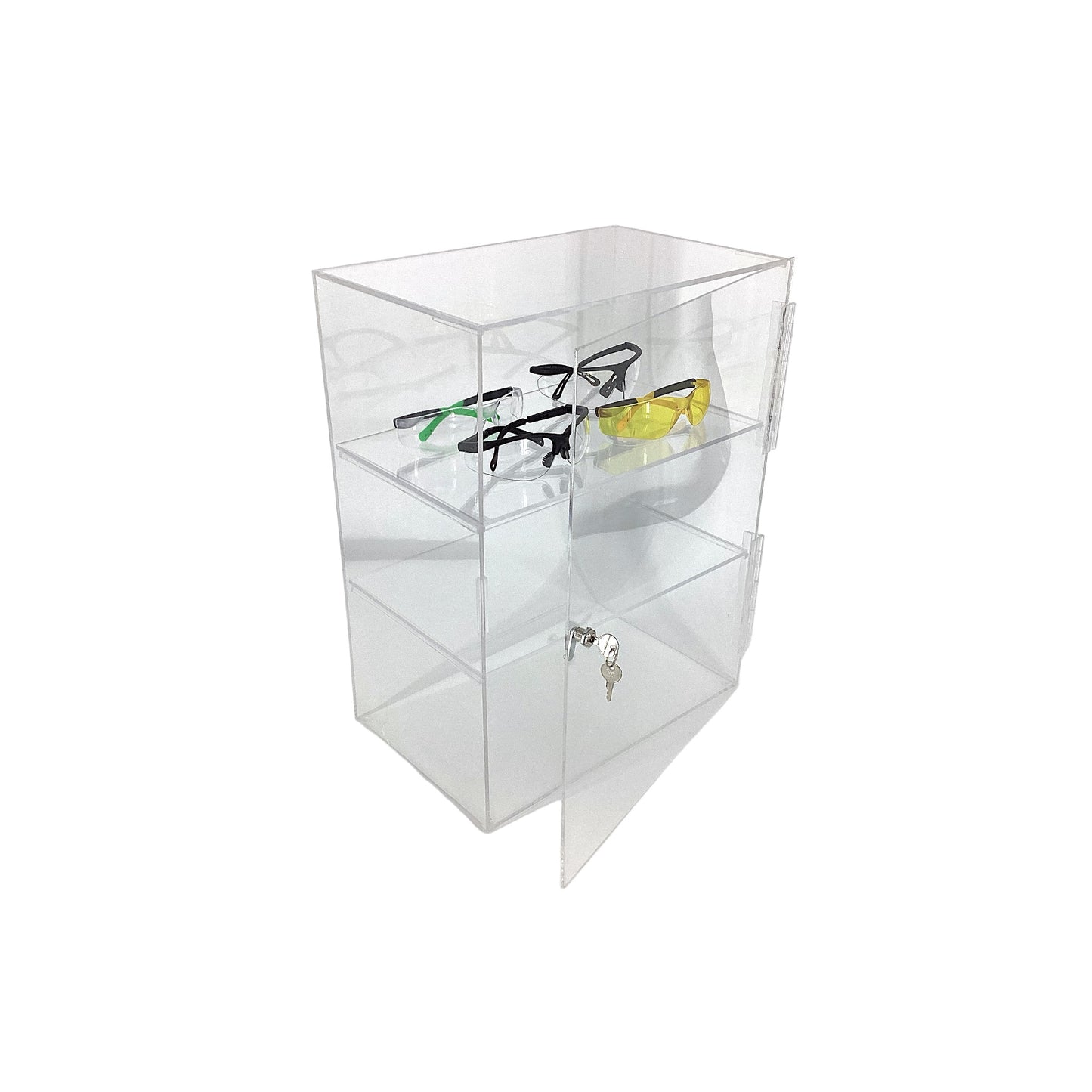 Large Acrylic Lockable Display Cabinet